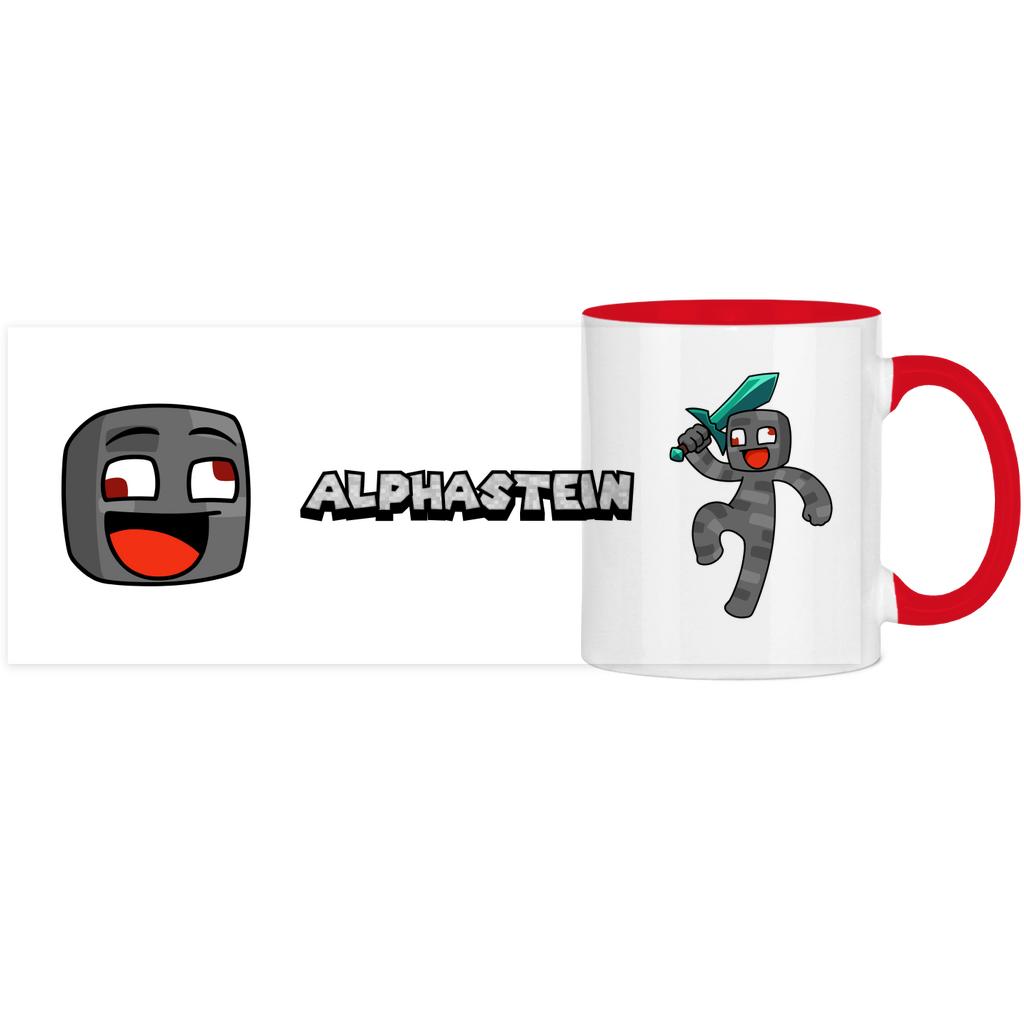 Tasse ALPHASTEIN - Skin-Motiv & Emote: Happy